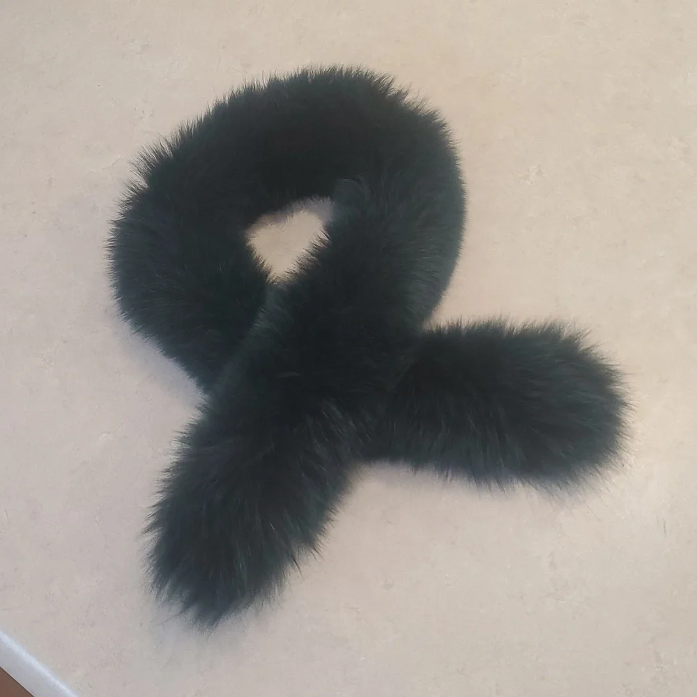 Real Fox Fur Scarf Collar - Picture 10 of 11
